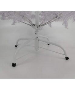 Alternative view of 48 Inch White Christmas Tree With Foldable Metal Base - Christmas Decorations