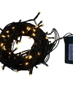 Christmas Concepts® 100 Warm White Battery Operated LED Fairy Lights With Built In Timer Box - 10M Length - Indoor And Outdoor- Garden/Party Lights.