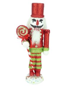 Christmas Concepts® 12" Glitter Foam Christmas Nutcracker Soldier Decoration Christmas Decorations (Red)