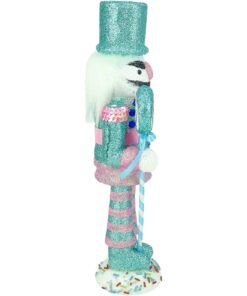 Alternative view of Christmas Concepts® 30cm (12") Glitter Foam Christmas Nutcracker Soldier Decoration Christmas Decorations (Turquoise)