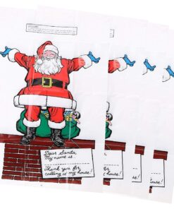 Christmas Concepts® Pack Of 4-75cm Plastic Giant Santa Sacks - Christmas Stockings