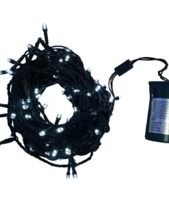Christmas Concepts® 100 White Battery Operated LED Fairy Lights With Built In Timer Box - 10M Length - Indoor And Outdoor Use - Garden/Party Lights.