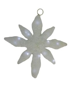Christmas Concepts® Light Up Snowflake Christmas Decoration - White LED Lights - Battery Operated