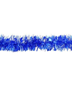 Alternative view of Christmas Concepts® 2.7m Chunky/Fine Christmas Tinsel - Christmas Decoration Tinsel (Blue)