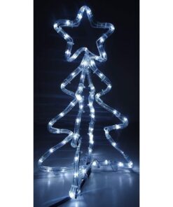 Christmas Concepts® 48cm Sparkling Warm White LED 3D Christmas Tree Rope Light - Indoor / Outdoor Christmas Decorations