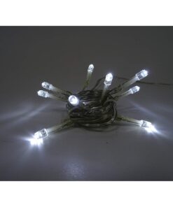 Alternative view of Christmas Concepts® 10 White LED Lights With Clear Cable - Christmas Tree Lights - Christmas Tree Decorations - Indoor Lights