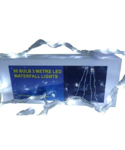 Christmas Concepts® 3 Metre White LED Waterfall Effect Lights - Christmas And All Year Round Lighting