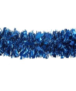 Alternative view of Christmas Concepts® 2 Metre Chunky/Fine Christmas Tinsel - Christmas Decoration Tinsel (Midnight Blue)