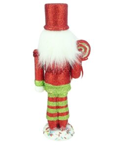 Alternative view of Christmas Concepts® 12" Glitter Foam Christmas Nutcracker Soldier Decoration Christmas Decorations (Red)