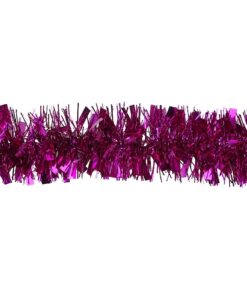 Alternative view of Christmas Concepts® 2 Metre Chunky/Fine Christmas Tinsel - Christmas Decoration Tinsel (Hot Pink) …