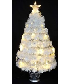 Alternative view of Christmas Concepts® 3ft (81CM) Fibre Optic Iridescent Memorial Christmas Tree With LED Lights