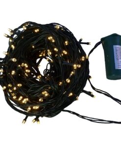 Christmas Concepts® 200 Warm White Battery Operated LED Fairy Lights With Built In Timer Box - 20M Length - Indoor And Outdoor Use - Garden/Party Lights