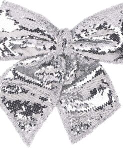 Christmas Concepts® 30cm Silver Sequin Bow Accessories
