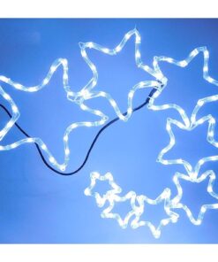Christmas Concepts® White LED Rope Light Star Cluster Christmas Decoration 73cm x 64cm