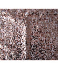 Christmas Concepts® Extra Large Sequin Round Table Cloth - 132 Inches - Wedding Decoration/Party Decoration - Luxury Wedding Decorations (Champagne)