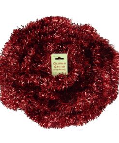 Christmas Concepts® 2.7metre x 5cm Red Christmas/Fashion Tinsel