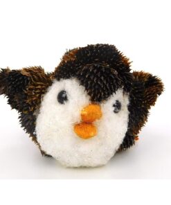 Christmas Concepts® Pinecone Penguin Chick With Orange Beak Made from Wood - 11 X 9CM - Home Christmas Decoration