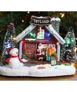Alternative view of Christmas Concepts® LED Light Up Christmas Village Scene - 8" / 20cm (Toyland Toy Shop)