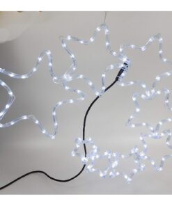 Alternative view of Christmas Concepts® White LED Rope Light Star Cluster Christmas Decoration 73cm x 64cm