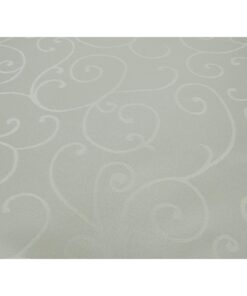 Alternative view of Christmas Concepts® Cream Damask Fabric Napkins - 45cm x 45cm - Pack Of 4 - Swirl Pattern- Home Or Christmas Tableware