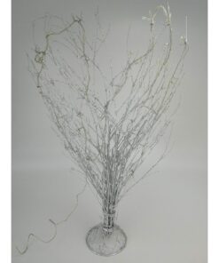 Alternative view of Christmas Concepts® 80cm Silver Wicker Tree with Blue Led Lights - Home Decoration - Wedding/Party Decorations - Centerpieces