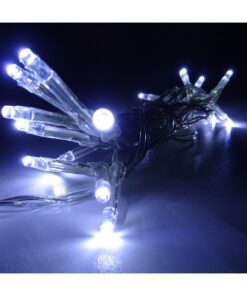 Christmas Concepts® 18 White LED Lights With Clear Cable - Christmas Tree Lights - Indoor Lighting