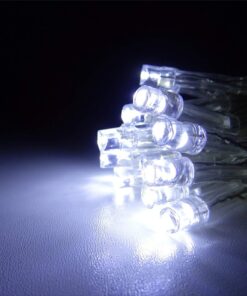 Alternative view of Christmas Concepts® 20 White LED Lights With Clear Cable - Christmas Tree Lights - Christmas Tree Decorations - Indoor Lighting