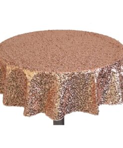 Christmas Concepts® Blush Sequin Round Table Cloth - 36 Inches - Home Decoration/Party Decoration