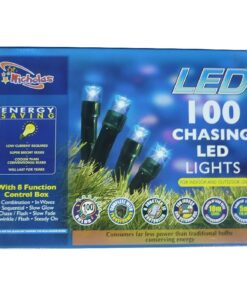 Alternative view of Christmas Concepts® 100 Blue Led Chaser Lights - 5 Metre Length - Green Cable- Summer/Barbecue Outdoor Lights - Christmas Lights