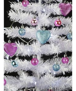 Alternative view of Christmas Concepts® 3ft Luxury Pre Decorated Christmas Tree Kit - Ice Blue & Baby Pink Chic & Stylish design - Complete With Assorted Baubles & Set Of Christmas Lights