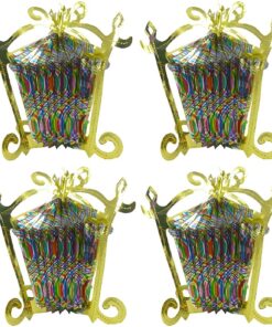 Christmas Concepts® Pack of 4-18 Inch Chinese Style Foil Lanterns Christmas Decorations