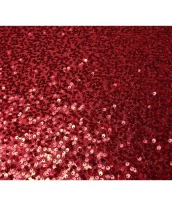 Alternative view of Christmas Concepts® Extra Large Sequin Round Table Cloth - 132 Inches - Wedding Decoration/Party Decoration - Luxury Wedding Decorations (Red)