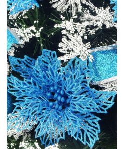 Alternative view of Christmas Concepts® 60cm (24") Frosted Christmas Tree With Ice Blue Decorations