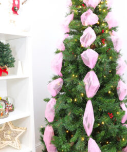 Alternative view of Christmas Concepts® 9M x 40CM Sheer Organza - Christmas/Party/Wedding Decoration (Baby Pink)