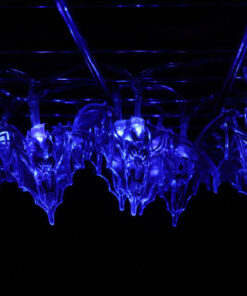 Alternative view of Christmas Concepts® 20 Halloween Bat Lights With Blue LED Lights - 1.4m Length - Halloween Lights - Battery Operated