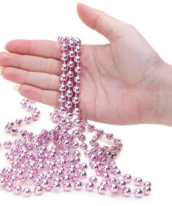 Alternative view of 9ft Christmas Bead Chain - Christmas Bead Garlands - Christmas Decorations (Baby Pink)