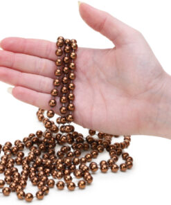 Alternative view of 9ft Christmas Bead Chain - Christmas Bead Garlands - Christmas Decorations (Chocolate)