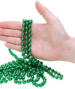 Alternative view of 9ft Christmas Bead Chain - Christmas Bead Garlands - Christmas Decorations (Emerald Green)