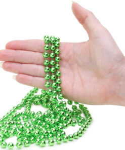 Alternative view of 9ft Christmas Bead Chain - Christmas Bead Garlands - Christmas Decorations (Lime Green)
