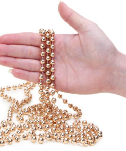 Alternative view of 9ft Christmas Bead Chain - Christmas Bead Garlands - Christmas Decorations (Rose Gold)