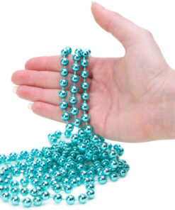 Alternative view of 9ft Christmas Bead Chain - Christmas Bead Garlands - Christmas Decorations (Turquoise)