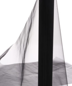Alternative view of Christmas Concepts® 9M x 40CM Sheer Organza - Christmas/Party/Wedding Decoration (Black)