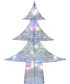Christmas Concepts® 40cm LED Light Up Colour Changing Rattan Tree - Christmas Decoration