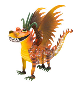 Christmas Concepts® 42cm (16.5'') Standing Metal Fantasy Dragon - Indoor/Outdoor Garden Decoration