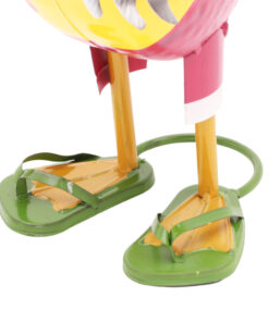 Alternative view of Christmas Concepts® 39cm (15'') Standing Metal Duck - Indoor/Outdoor Garden Decoration (Yellow Lady)