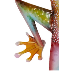 Alternative view of Christmas Concepts® 57cm Colourful Metal Lizard Wall Art - Indoor/Outdoor Garden Decoration