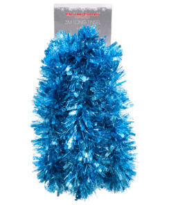 Christmas Concepts® 3m / 9.8ft Chunky/Fine Christmas Tinsel - Christmas Decoration - High Quality Tinsel (Turquoise)
