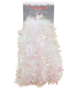 Christmas Concepts® 3m / 9.8ft Chunky/Fine Christmas Tinsel - Christmas Decoration - High Quality Tinsel (Iridescent)
