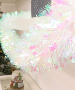 Alternative view of Christmas Concepts® 3m / 9.8ft Chunky/Fine Christmas Tinsel - Christmas Decoration - High Quality Tinsel (Iridescent)