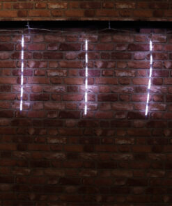 Alternative view of Christmas Concepts® 13 x 60cm White LED Waterfall Tube Lights - Indoor Or Outdoor Use - Party/Garden Lights.